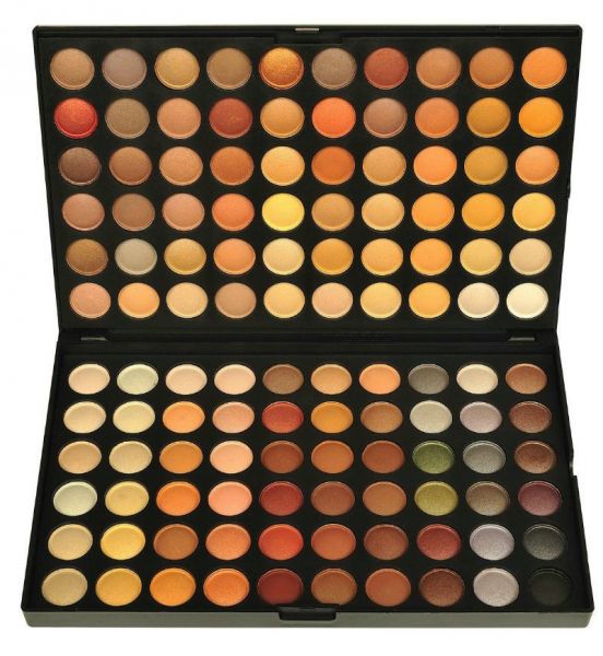 Paleta de Sombras 120 cores neutras (Warm/Nude)